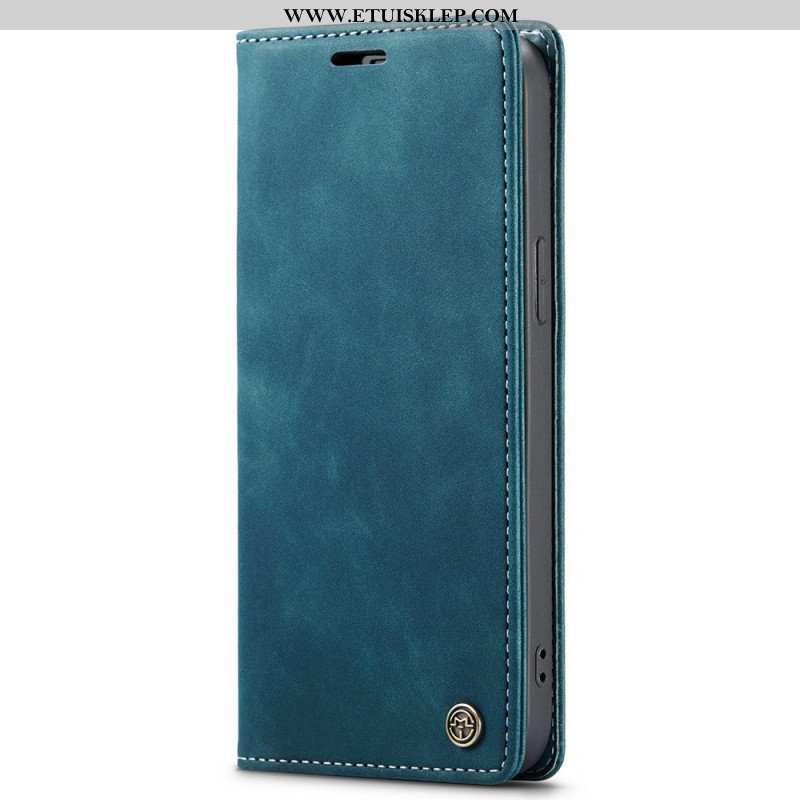 Etui Na Telefon do iPhone 15 Etui Folio Etui Ze Sztucznej Skóry W Stylu Vintage